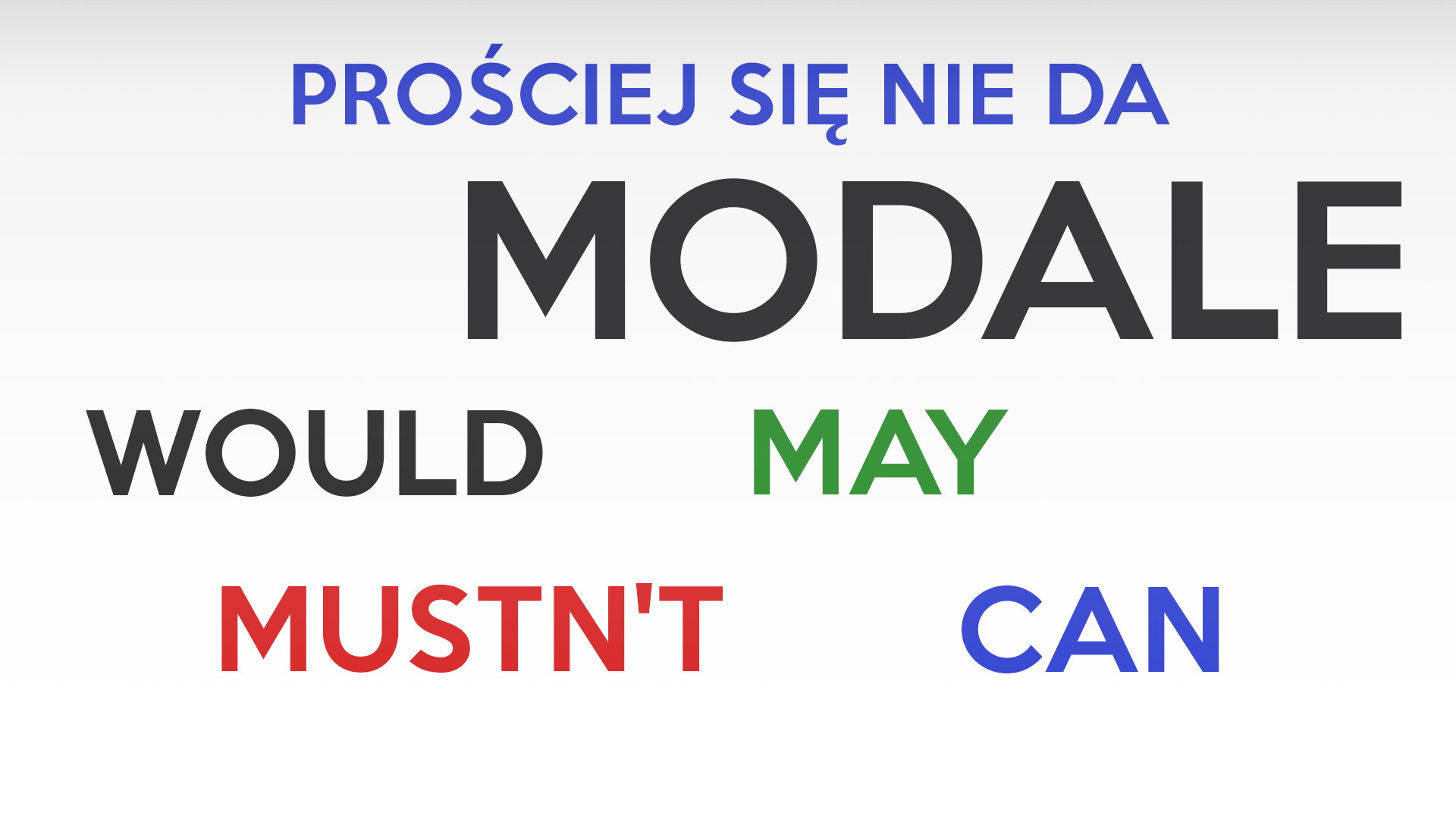 Film o czasownikach modalnych