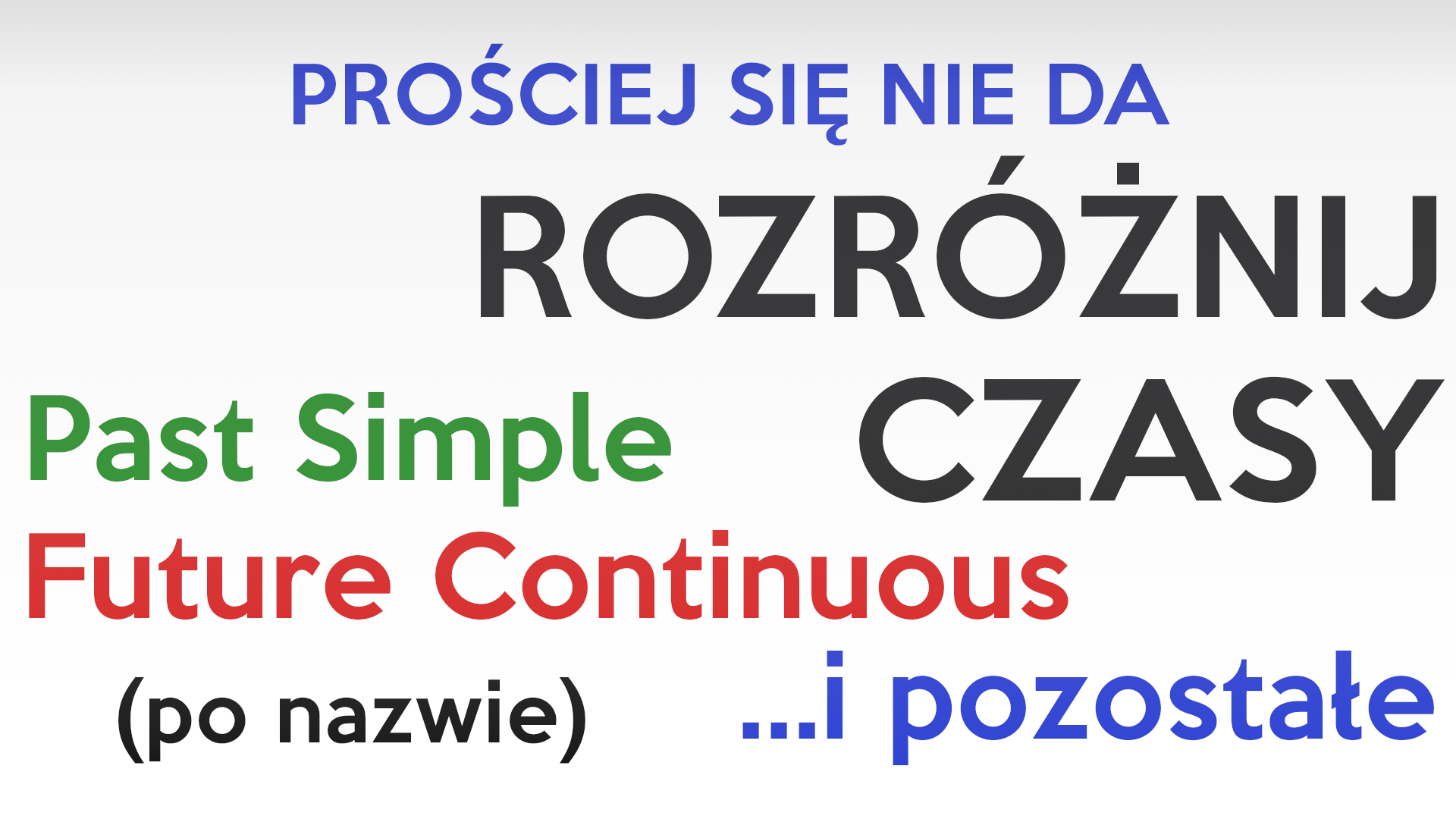 Film o rozróżnianiu czasów